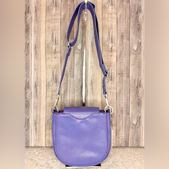 *New With Tags* Hammitt, Kayce Medium Pebble Leather Magnetic Saddle Crossbody - Picture 5 of 12